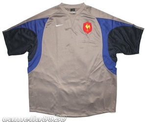 フランス FFR ラグビー ジャージ 半袖 Tシャツ トープ 796319 サイズ XXXL 未使用 展示品 FRANCE RUGBY NIKE JERSEY