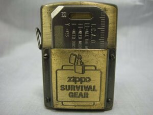 ★i☆☆【希少】ZIPPO　ジッポライター SURVIVAL GEAR　ツール付き