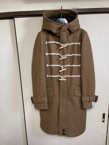 【美品】【カシミヤ混】 SHAREEF シャリーフ DUFFLE COAT メルトンダッフルコート 即決早い者勝ち