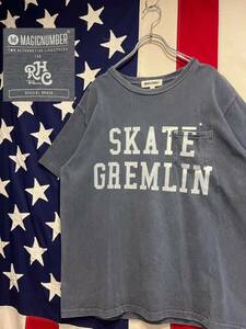 ★日本製★MAGICNUMBER×RHC Ron Herman★マジックナンバー×ロンハーマン★SKATE GREMLIN★ポケットTシャツ★半袖★プリント★Lサイズ★