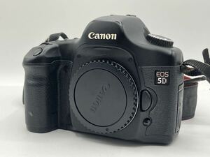 240412321004 Canon キャノン EOS 5D 一眼レフ カメラ バッテリー付き 通電確認済 中古