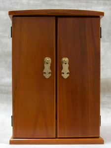 仏壇 コンパクト ミニ 上置き 木製 桐材 ケヤキ色 厨子型 小型