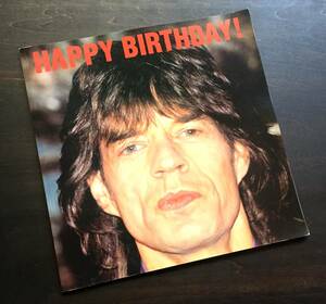 【洋書 希少 写真集】『 MICK JAGGER ミック・ジャガー　HAPPY BIRTHDAY! 』1993? ●ザ・ローリング・ストーンズ The Rolling Stones