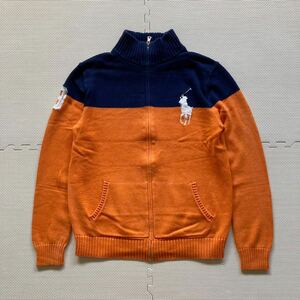 POLO RALPH LAUREN ポロ ラルフローレン ジップアップ ニットセーター ジャケット XL(18-20) ボーイズ