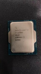 CPU インテル Intel Core I7-12700KF プロセッサー 中古 動作未確認 ジャンク品 - A170