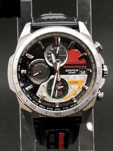 CASIO EDIFICE×HONDA RACING クロノグラフ腕時計 電波ソーラー