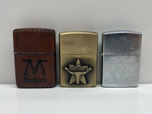 【未使用、使用済み】Marlboro　マルボロ　ZIPPO　ジッポ　オイルライター　火花確認済み　喫煙具　喫煙グッズ 　コレクション　本体のみ