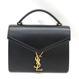 KR225231 イヴ・サンローラン ハンドバッグ 2Wayバッグ カサンドラ ミディアム ブラック レディース YVES SAINT LAURENT 中古