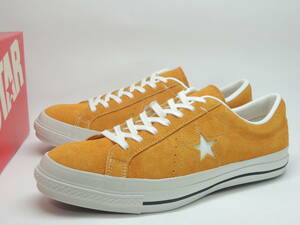 即決!未使用! 日本製 CONVERSE ONE STAR J SUEDE GOLD サイズ 25cm / コンバース ワンスター スエード japan ゴールド イエロー からし