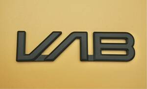 スバル WRX STI VAB オリジナル 手作りエンブレム (艶消しブラック)