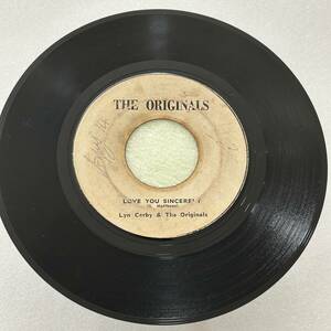 LYN CARBY & THE ORIGINALS - LOVE YOU SINCERELY / LOVE WILL BE MINE (THE ORIGINALS)