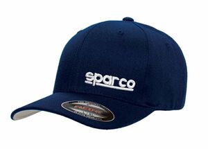SPARCO（スパルコ） ベースボールキャップ CAP FLEX-FIT 2019 ネイビー Lサイズ・XLサイズ