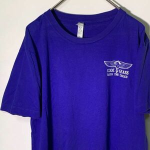 【レア】コードギアス 亡国のアキト 2012.08.04 上映記念Tシャツ 青 M 非売品