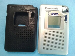 Panasonic パナソニック FM/AMポケットラジオ　RF-ND250R　ケース付き★現状ジャンク