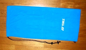 YONEX ヨネックス テニス バドミントン ラケットバッグ 収納袋 BLUE 刺繍ロゴ 約80㎝X約35㎝ ほぼ未使用 美品