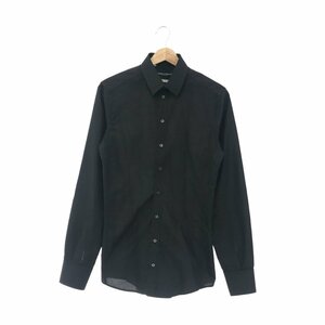 質屋 DOLCE&GABBANA ドルガバ シャツ 37 サイズ 水玉 ドット 黒 白 ワイシャツ 服 長袖 23k232-13 みいち質店