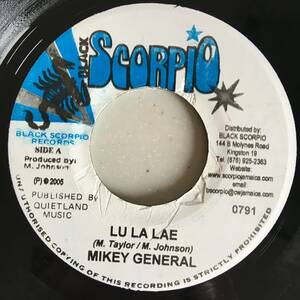 Mikey General - Fire Sparks / Lu La Lae - Mind Smutty　[Black Scorpio - 0791]