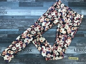 AZUL by moussy アズールバイマウジー レディース フラワープリント スキニーパンツ M ピンク白黒他