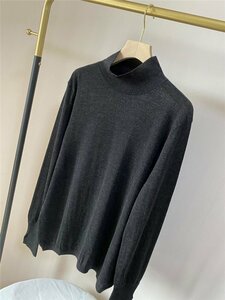 ロロピアーナ Loro Piana カシミヤ　アンダーシャツ トップス 上着　ルームウェア　新品未使用　ライトコーヒー m