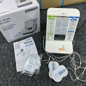 124305◎OMRON オムロン 電気治療器 HV-F5001 家庭用 付属品有