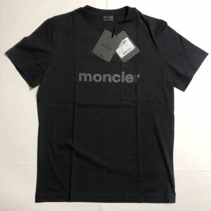 未使用 MONCLER MAGLIA TーSHIRT 999 ブラック モンクレール Tシャツ Lサイズ シャツ L 正規品 送料無料 ワッペン ブラックワッペン 