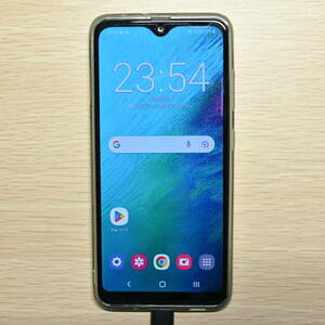 Galaxy A20 SCV46 ブラック 32GB au 4G LTE スマートフォン【SIMロック解除済】