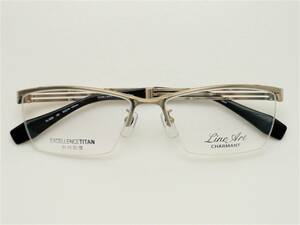 新品 シャルマン ラインアート メガネ XL1826-GD-56 フォルテ エクセレンスチタン フレーム 正規品 日本製 最後の1本
