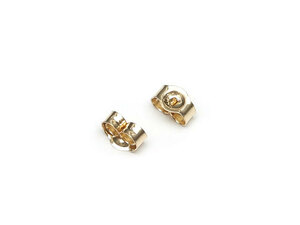 14KGF ピアス キャッチ 3.8×2.2mm【8コ販売】 / 14K-BB005