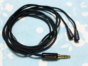 SENNHEISER IE8 IE80 IE80S ケーブル 純銀線 0.1mm× 19本/7本 3.5mm3極 ステレオミニ 110cm (カスタム対応可) iPod iPhone スマホ 等にも