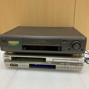 XL8297 ◆ビクター DVDプレーヤー&ビデオ◆Victor HR-COB5 ジャック 【中古ジャンク】SONY ソニー /VHSビデオデッキ 本体のみ/SLV-FX1