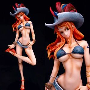 ワンピース ナミ フィギュア リペイント カラー変更 瞳修正 ワンピース FLAG DIAMOND SHIP NAMI ナミ フィギュア ONE PIECE