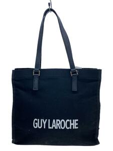 Guy Laroche◆トートバッグ/コットン/BLK/GL-8032