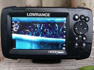 ジェネシスライブ　Lowrance ローランス 日本語 GPS魚探 Hook Reveal　5　４周波振動子 モバイルシャフト　フック　リビール　GPS