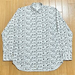 COMME des GARCONS SHIRT KAWS 21AW Long Sleeve Shirt コムデギャルソン カウズ ロングスリーブシャツ 総柄 長袖シャツ 2021AW CDG