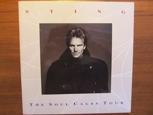 ツアーパンフレット●STINGスティング the soul cages tour 1992