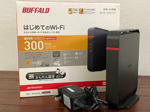 【中古】BUFFALO WHR-300HP2 無線LAN親機 AirStation HighPower はじめてのWi-Fi