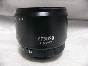 ★極上★ COSMICAR/PENTAX Fマウント レンズ YF5028/FL-YFL5028 50mm/F2.8 ラインセンサー/ラインスキャンカメラ用