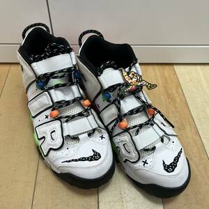 【4507】NIKE ナイキ AIR MORE UP TEMPO GHOST 96 エア モア アップテンポ ゴースト’96　DV1233-111 並行輸入品　27.5㎝ 中古