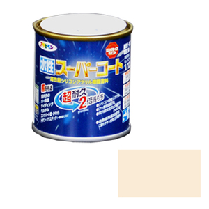 多用途 水性スーパーコート アサヒペン 塗料・オイル 水性塗料1 1/12L ミルキーホワイト