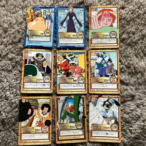 ワンピース カードダス 　ハイパーバトル　バンダイ ONE PIECE カードゲーム ルフィ　ナミ　ウソップ　まとめ売り　2001年