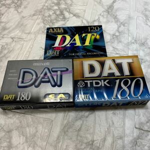 TDK DAT 180分 DA-R180S maxell DAT DM180D AXIA DAT B 120 デジタルオーディオテープ 年代物