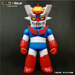 KAIJIN x One up. マジンガーZ White / Blue トリコロール カイジン ワンアップ ソフビ 永井豪 Mazinger sofvi