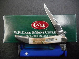 ナイフ　折り畳み　ケース　CASE 05532 510096SS ー(2) スタッグ　鹿角　ハンドル　キャンプナイフ　 コレクション　ツールナイフ
