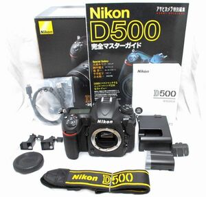 【新品同様の超美品 3085ショット・付属品完備】Nikon ニコン D500