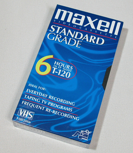 maxell／VHSテープ【T-120/海外モデル】/管C