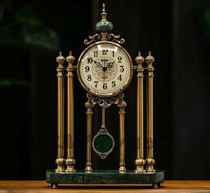 高級感溢れる★アメリカ式　復古　置時計　机の上　応接間　やや贅沢　置物　創意　静音　置時計