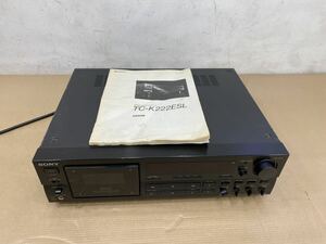 SONY ソニー カセットデッキ TC-K222ESL