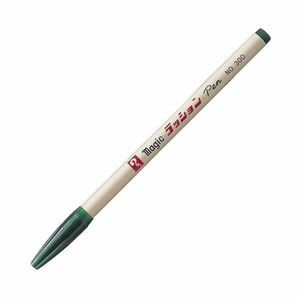 【新品】(まとめ) 寺西化学 水性サインペン マジックラッションペンNo.300 緑 M300-T4 1本 【×300セット】