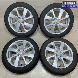 トヨタ アクア 純正 6-16+51 4H100 2021年製 ヨコハマ アイスガードIG70 195/50R16 16インチ スタッドレス 4本セット 009