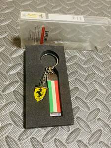 フェラーリ キーホルダー イタリアン フラッグ キーリング 当時物 オフィシャルグッズ Ferrari